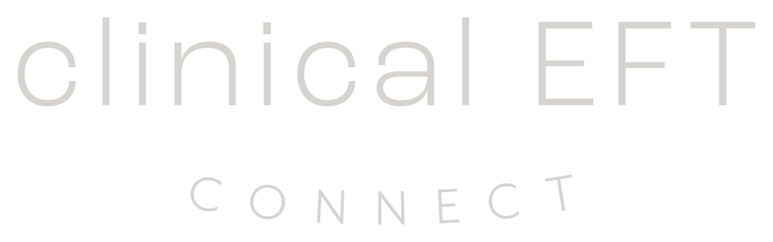 light grey clinical eft connect logo